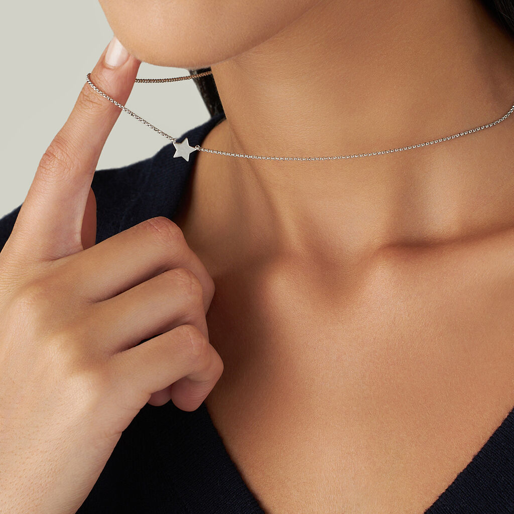 Collana Silver Collection Argento Rodiato - Collane Donna | Stroili