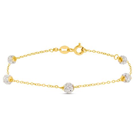 Bracciale Christelle Oro Giallo Cristallo - Bracciali Donna | Stroili