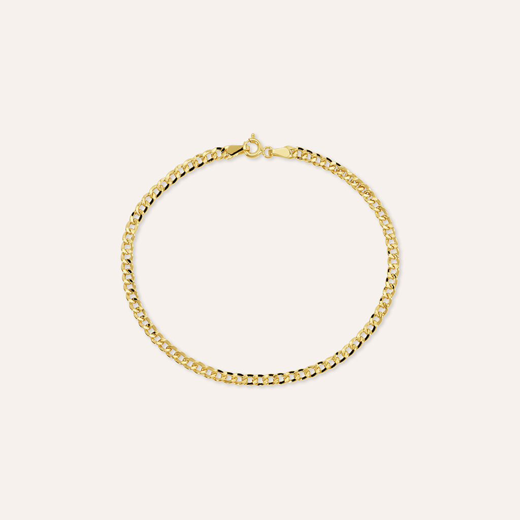 Bracciale Catena Oro Uomo Oro Giallo