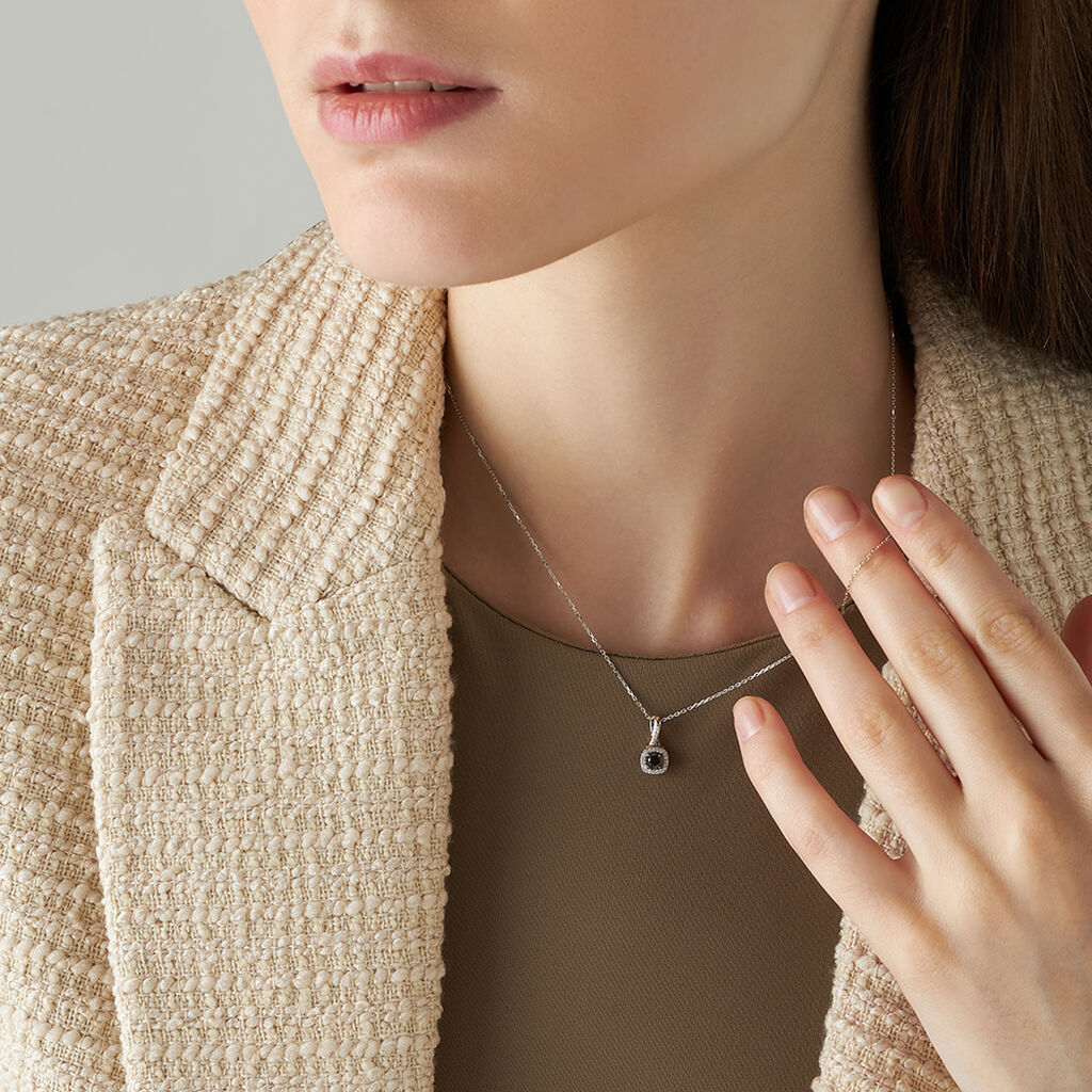 Collana Sophia Oro Bianco Diamante - Collane Donna | Stroili
