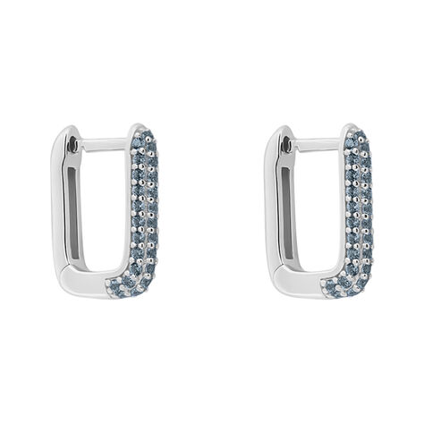 Orecchini A Cerchio Silver Rainbow Argento Rodiato Cubic Zirconia - Orecchini a Cerchio Donna | Stroili