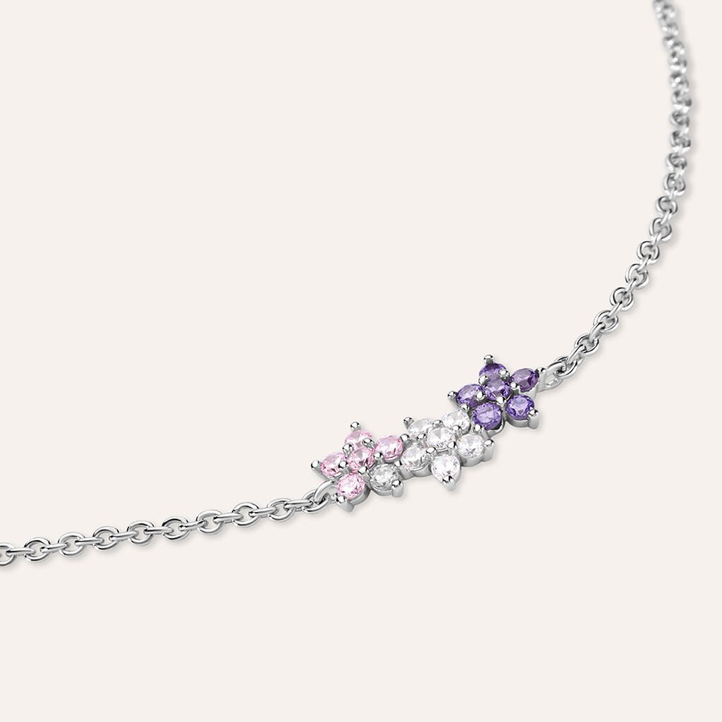 Bracciale Silver Shine Argento Rodiato Cubic Zirconia