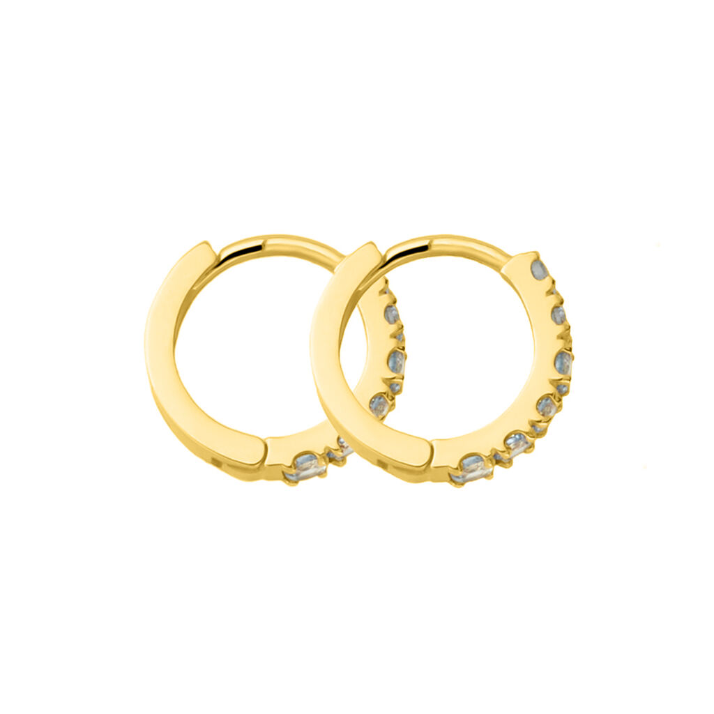 Orecchini A Cerchio Toujours Oro Giallo Cubic Zirconia - Orecchini a Cerchio Donna | Stroili