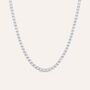Catenina Love Beats Argento Rodiato Cubic Zirconia
