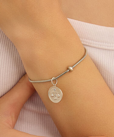 Pendente Love Beats Argento Rodiato Cubic Zirconia