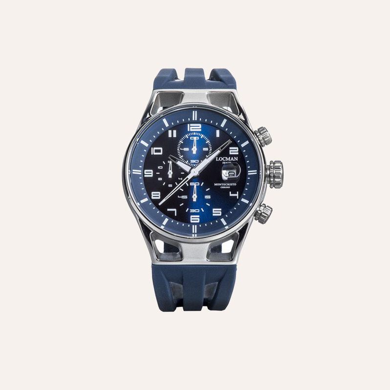 Orologio Al Quarzo Locman Montecristo 0542a02s-00blwhsb - Orologi con Datario Uomo | Stroili