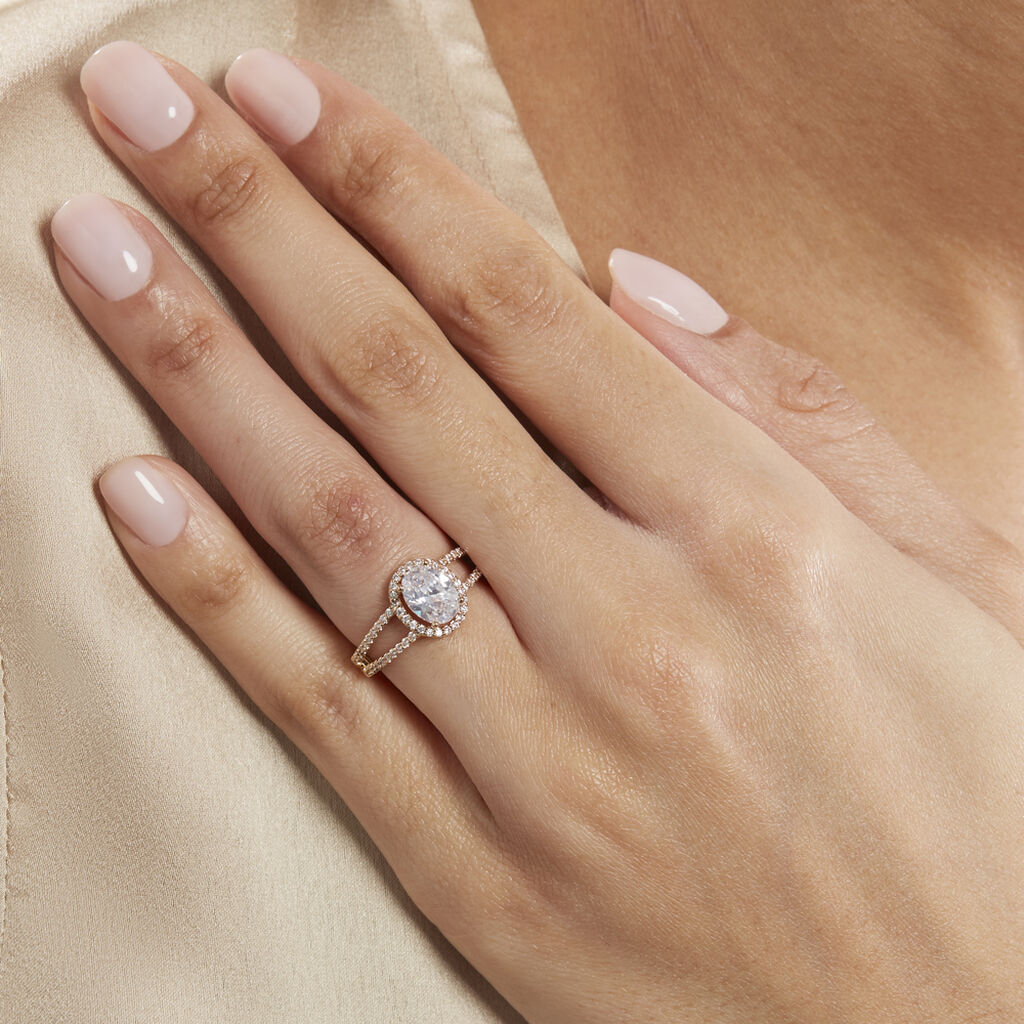 Anello Golden Dream Placcato Oro Giallo Cubic Zirconia - Anelli con Pietre Donna | Stroili