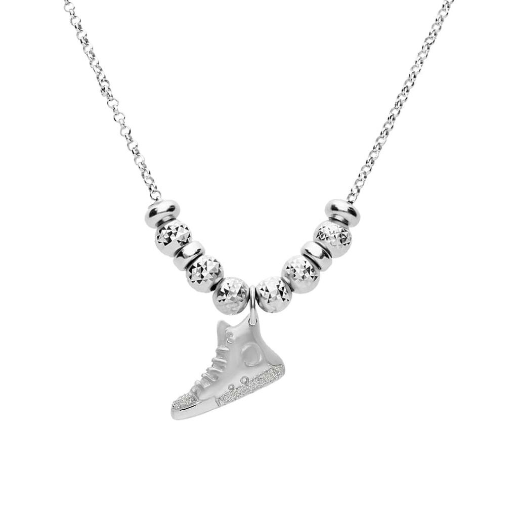 Charm in argento rodiato e glitter - Charms Donna | Stroili
