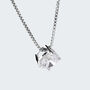 Collana Punto Luce Silver Elegance Argento Rodiato Cubic Zirconia