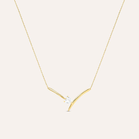 Collana Claire Oro Giallo Cubic Zirconia - Collane Donna | Stroili