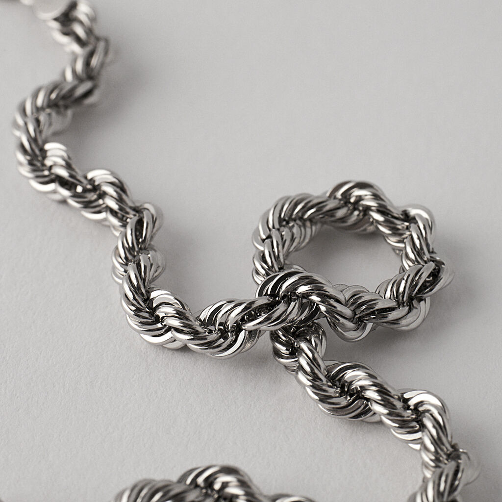 Bracciale Catena L'homme Or Oro Bianco - Bracciali Uomo | Stroili