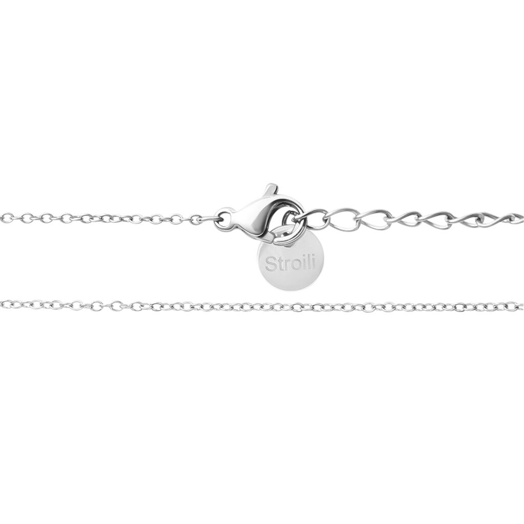 Collana Lady Chic Acciaio Bicolore Bianco / Rosa Cristallo - Collane Donna | Stroili