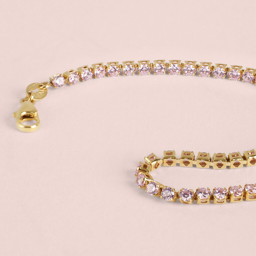 Bracciale Tennis Claire Oro Giallo Cubic Zirconia - Bracciali Tennis Donna | Stroili