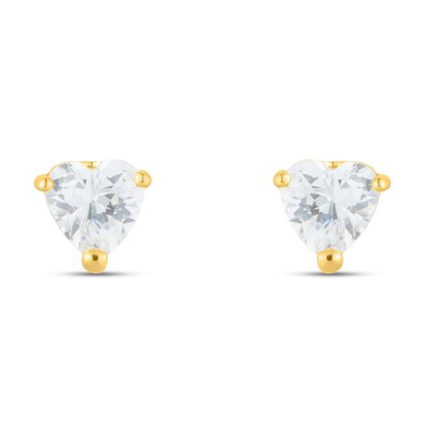 Orecchini Lobo Punto Luce Claire Oro Giallo Cubic Zirconia - Orecchini a Lobo Donna | Stroili