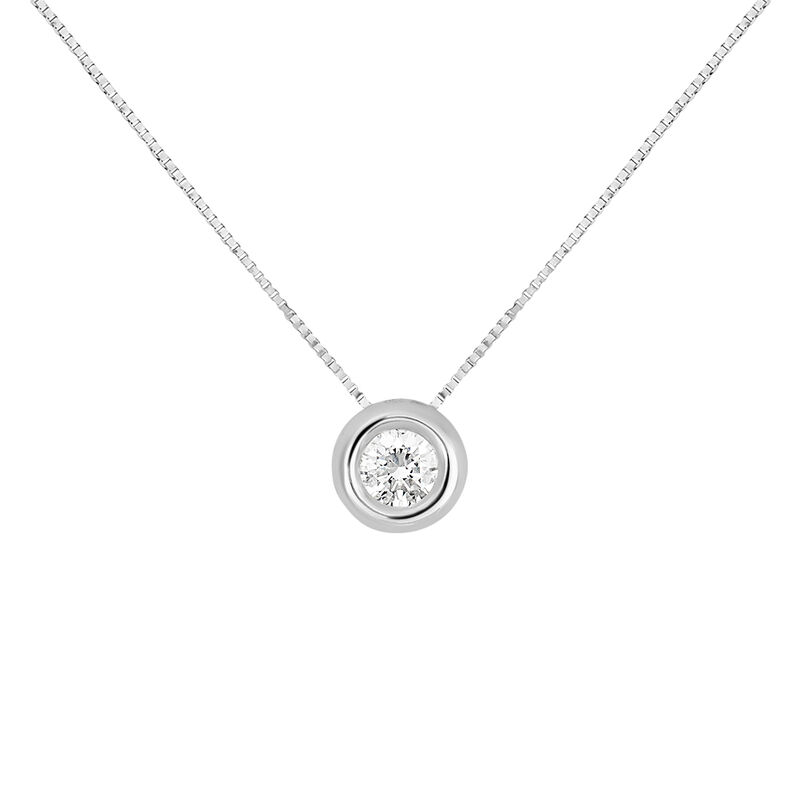 Collana Punto Luce Firmamenti Oro Bianco Diamante - Collane Punto Luce Donna | Stroili