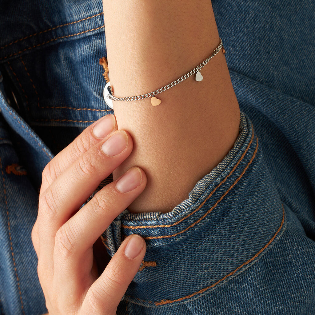 Bracciale Lady Chic Acciaio Bicolore - Bracciali Love Donna | Stroili