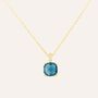 Collana Punto Luce Amélie Oro Giallo Topazio Cubic Zirconia
