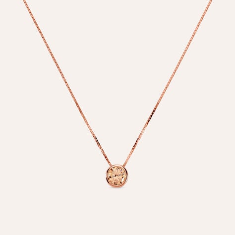 Collana Punto Luce Silver Rainbow Argento Rosa Cubic Zirconia - Collane Punto Luce Donna | Stroili