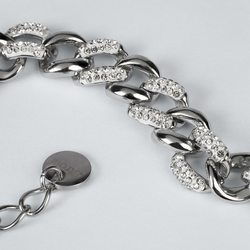 Bracciale Catena Lady Phantasya Acciaio Cristallo - Bracciali Donna | Stroili