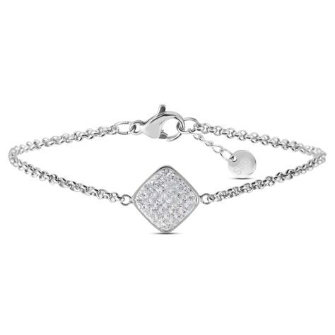 Bracciale Lady Phantasya Acciaio e Cristalli - Bracciali Donna | Stroili