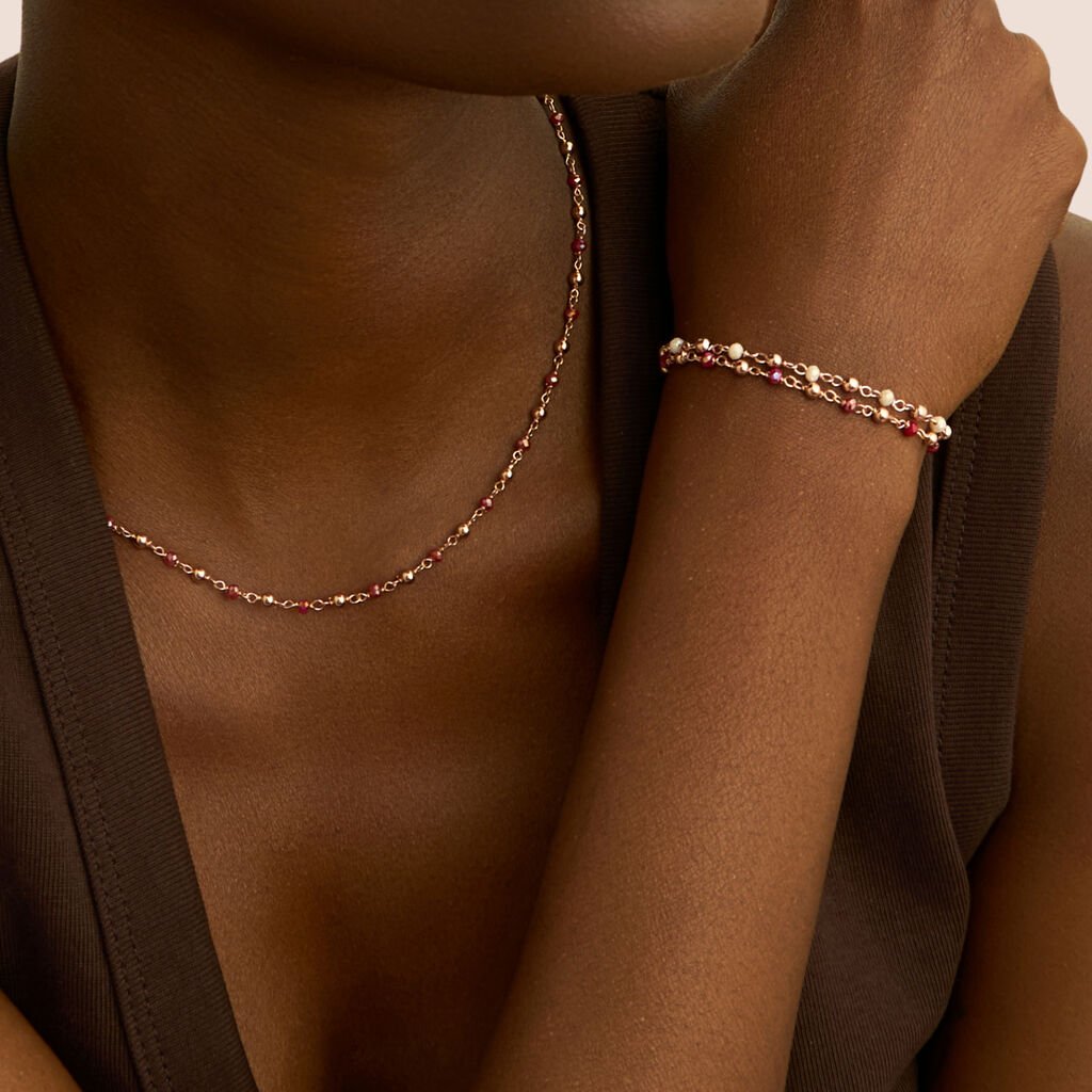 Collana Silver Soul Argento Rosa Cristallo - Collane Donna | Stroili