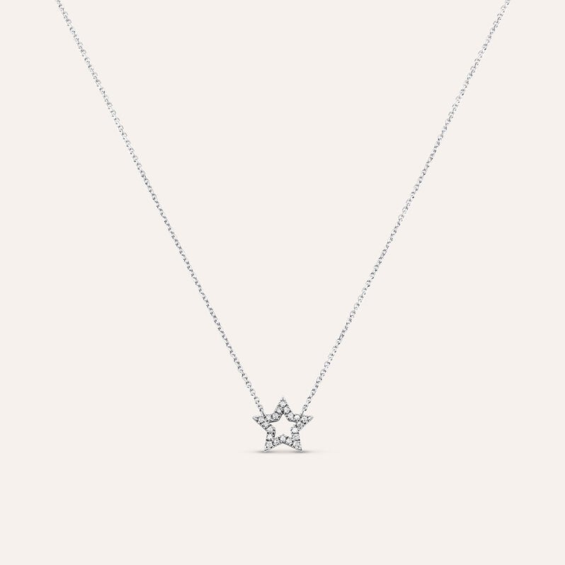 Collana Sophia Oro Bianco Diamante - Collane Donna | Stroili