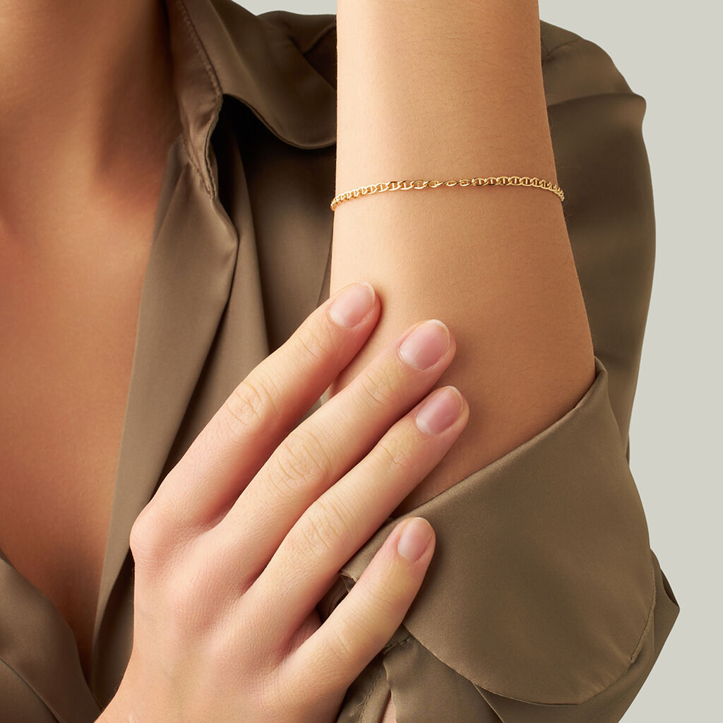 Bracciale Catena Colette Oro Giallo - Bracciali Unisex | Stroili