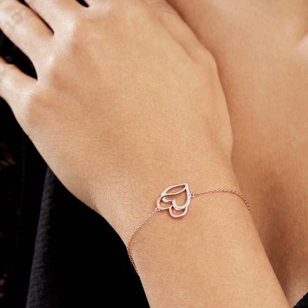 Bracciale Silver Moments Argento Bicolore Cubic Zirconia