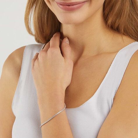 Bracciale Tennis Firmamenti Oro Bianco Diamante - Bracciali Tennis Donna | Stroili