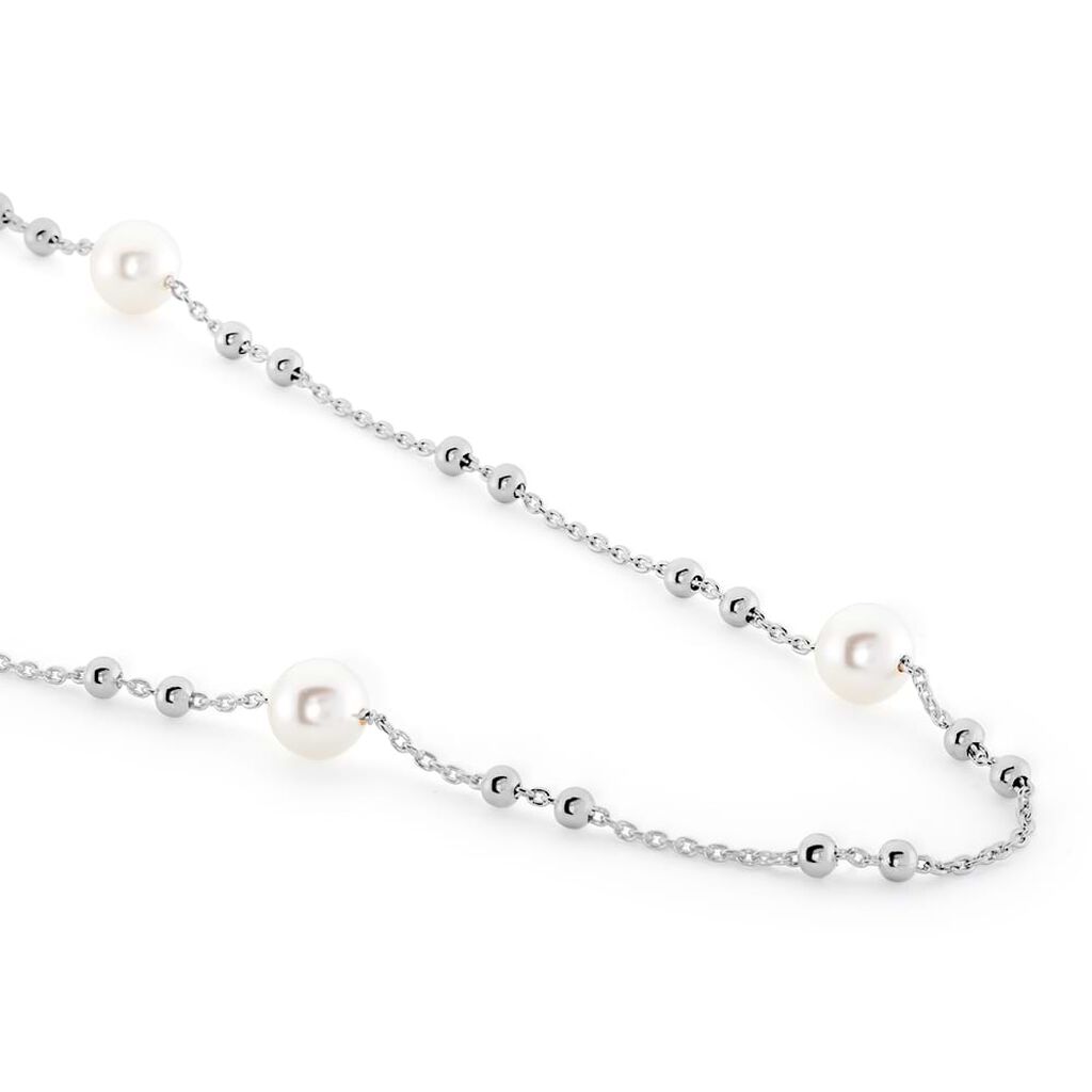 Collana Silver Pearls Argento Rodiato Perla sintentica - Collane Donna | Stroili