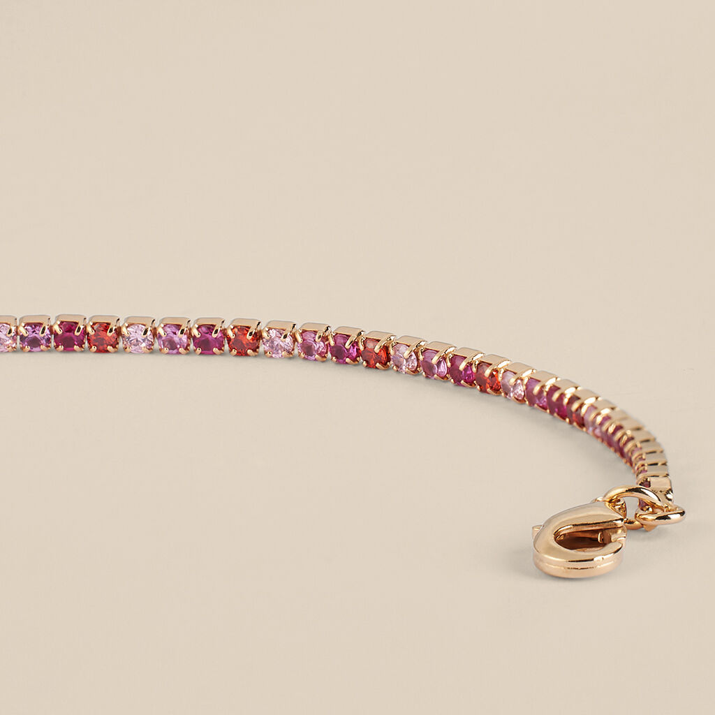 Bracciale Tennis Golden Dream Placcato Oro Giallo Cubic Zirconia