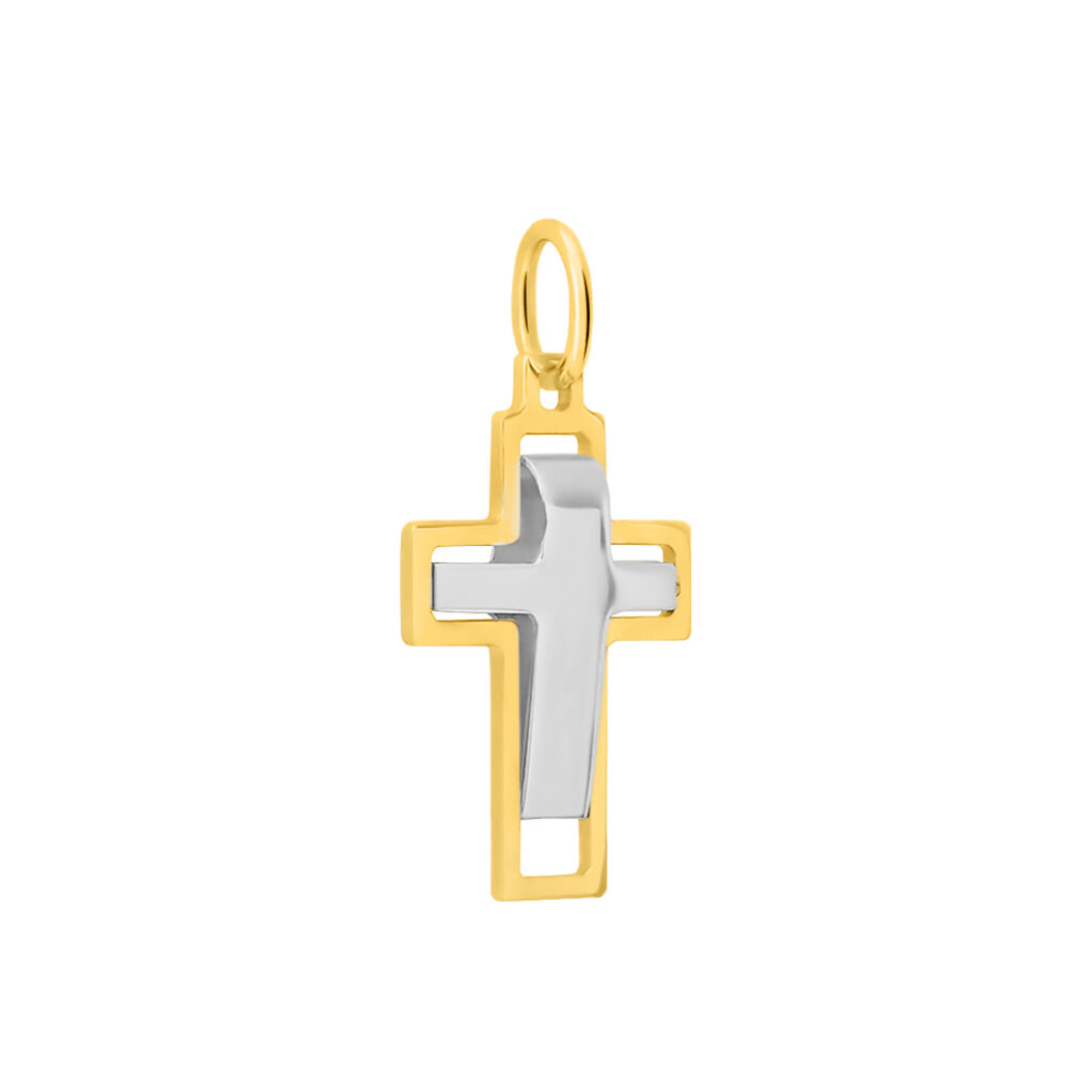 Pendente L'homme Or Oro Bicolore Giallo / Bianco - Ciondoli Uomo | Stroili