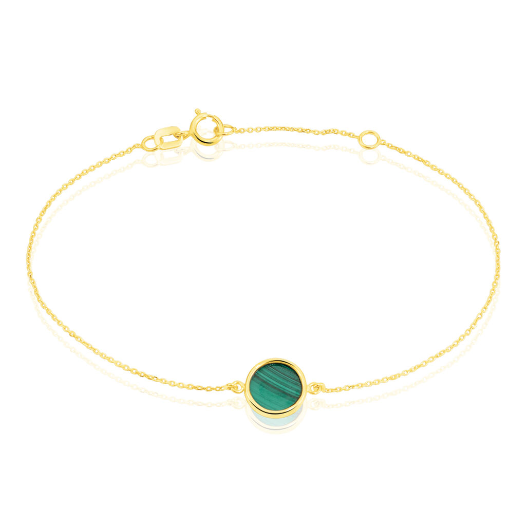 Bracciale Beverly Oro Giallo Malachite