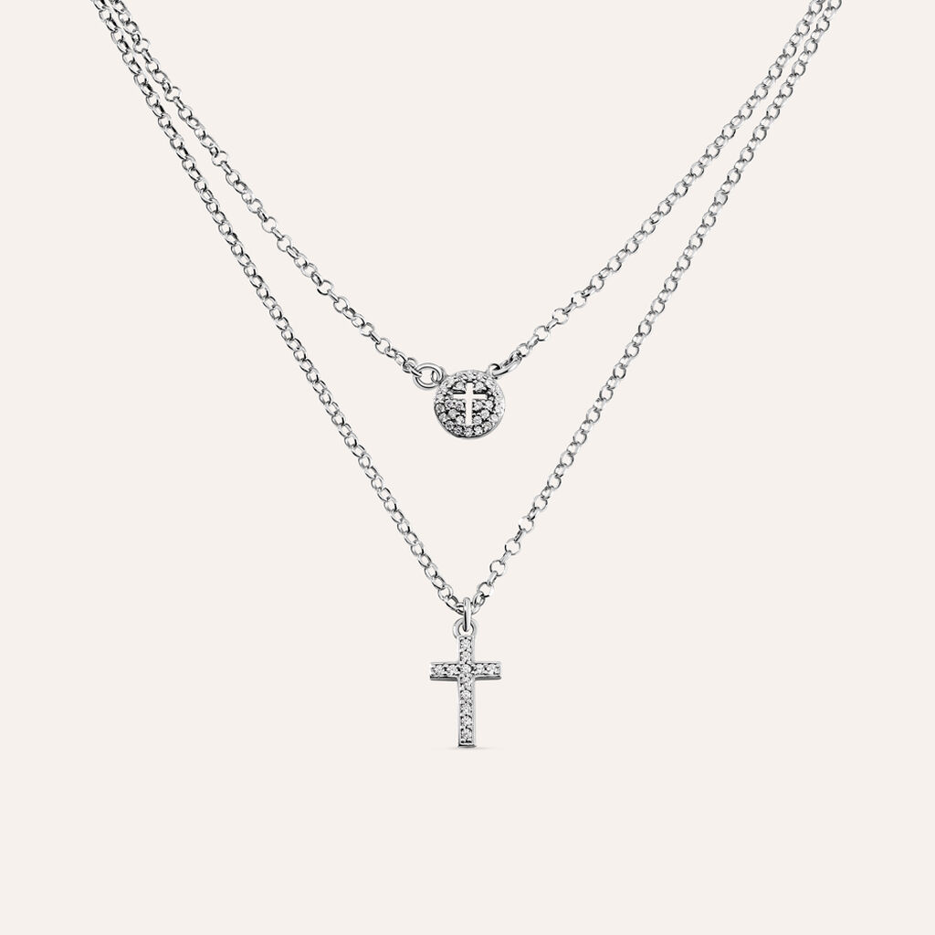 Collana Silver Soul Argento Rodiato Cubic Zirconia