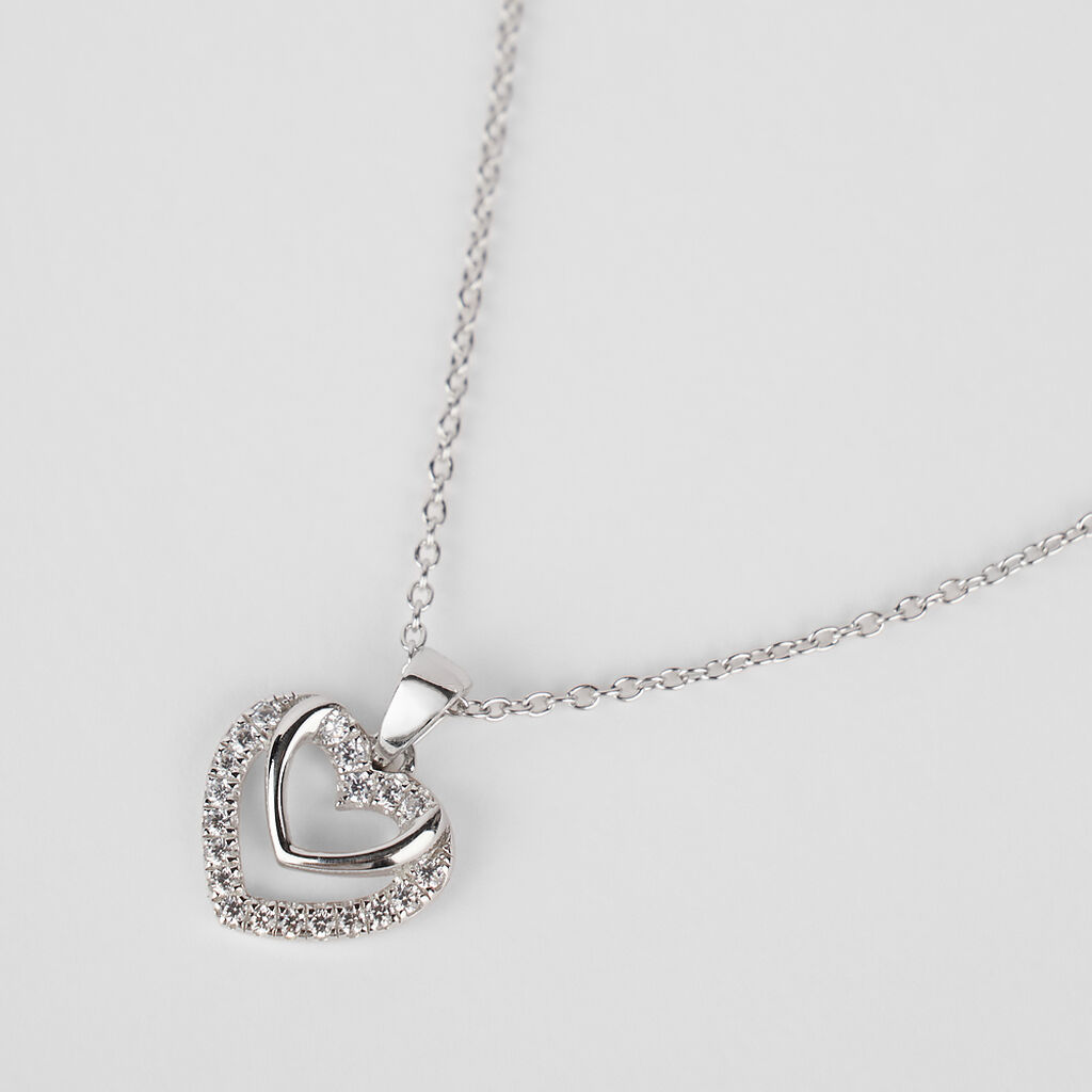 Collana Silver Moments Argento Rodiato Cubic Zirconia - Collane Donna | Stroili