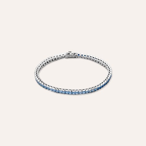 Bracciale Tennis Silver Rainbow Argento Rodiato Cubic Zirconia - Bracciali Tennis Donna | Stroili