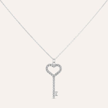 Collana Claire Oro Bianco Cubic Zirconia
