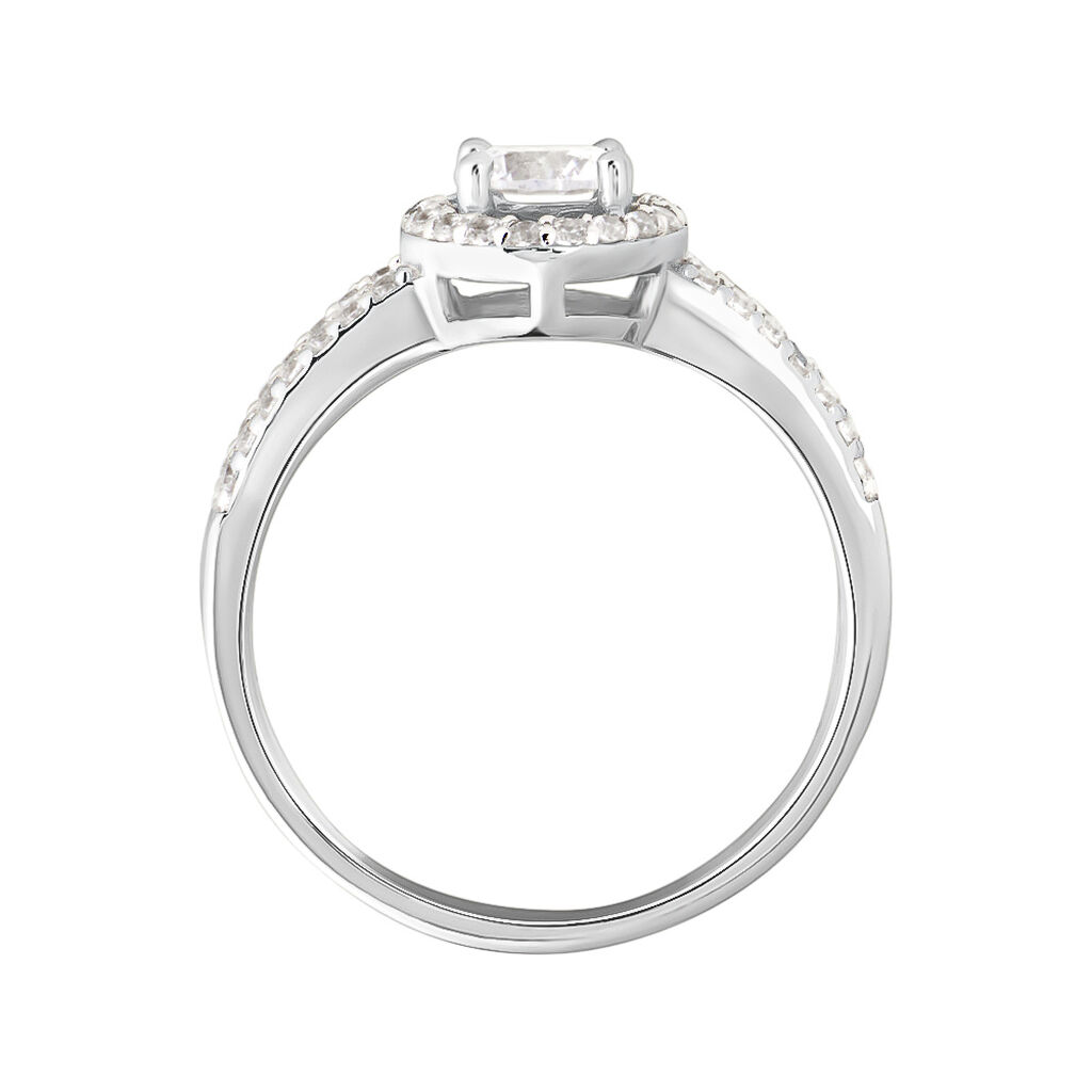 Anello Solitario Silver Elegance Argento Rodiato Cubic Zirconia - Anelli con Pietre Donna | Stroili