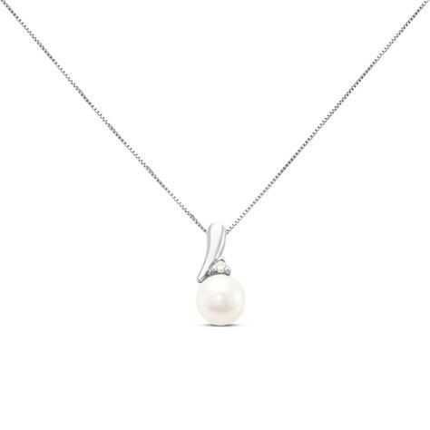 Collana Gold Pearls Oro Bianco Perla D'Acqua Dolce Diamante - Collane Donna | Stroili