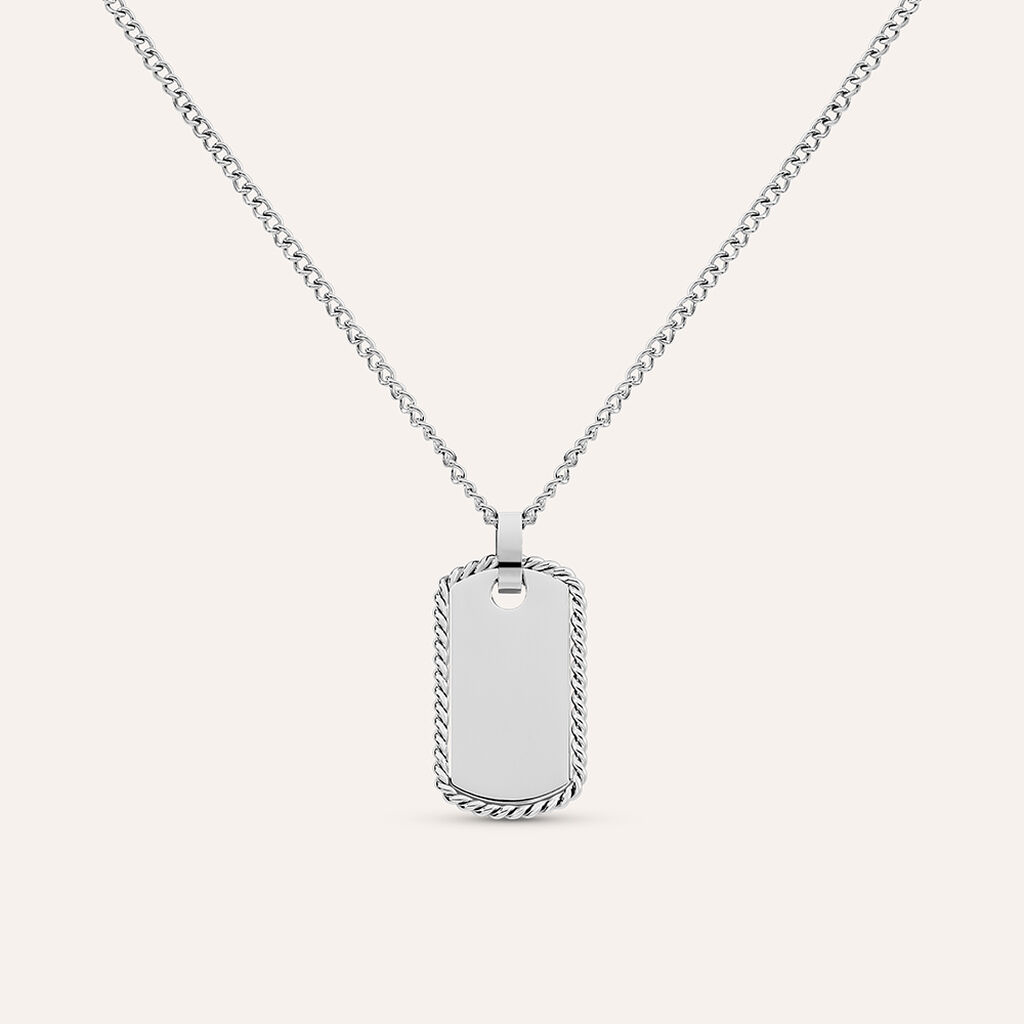 Collana Man Code Acciaio