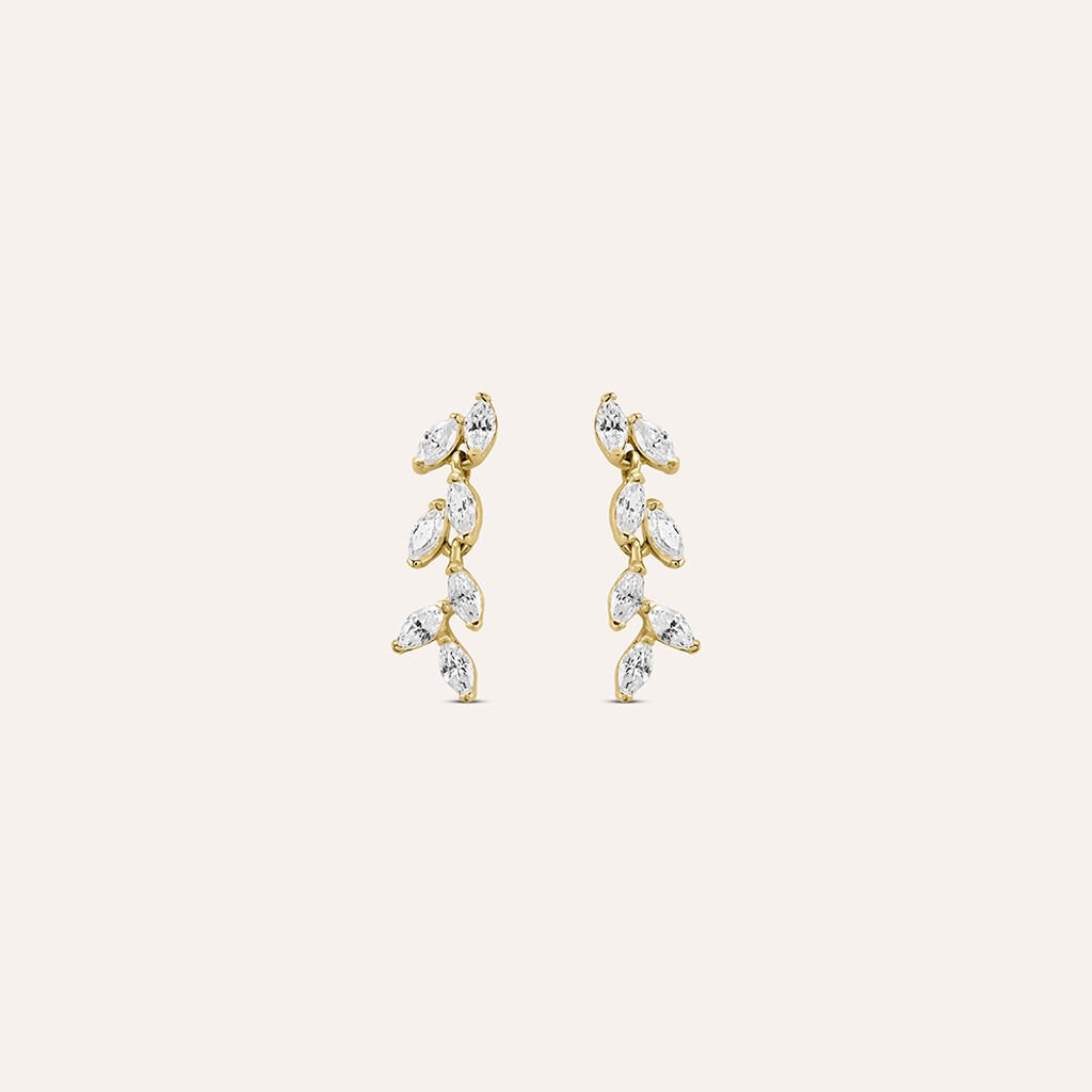 Orecchini Pendenti Claire Oro Giallo Cubic Zirconia - Gioielli Donna | Stroili