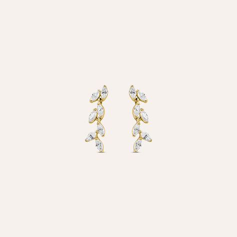 Orecchini Pendenti Claire Oro Giallo Cubic Zirconia - Gioielli Donna | Stroili