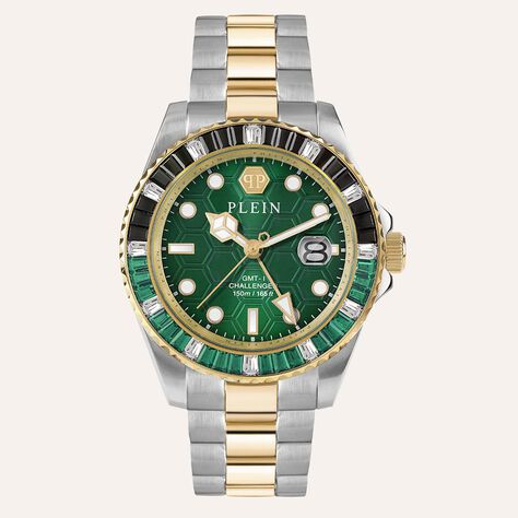 Orologio Al Quarzo Philipp Plein Gmt-i Challenger Baguettes Pwpza0224 - Orologi con Datario Unisex | Stroili