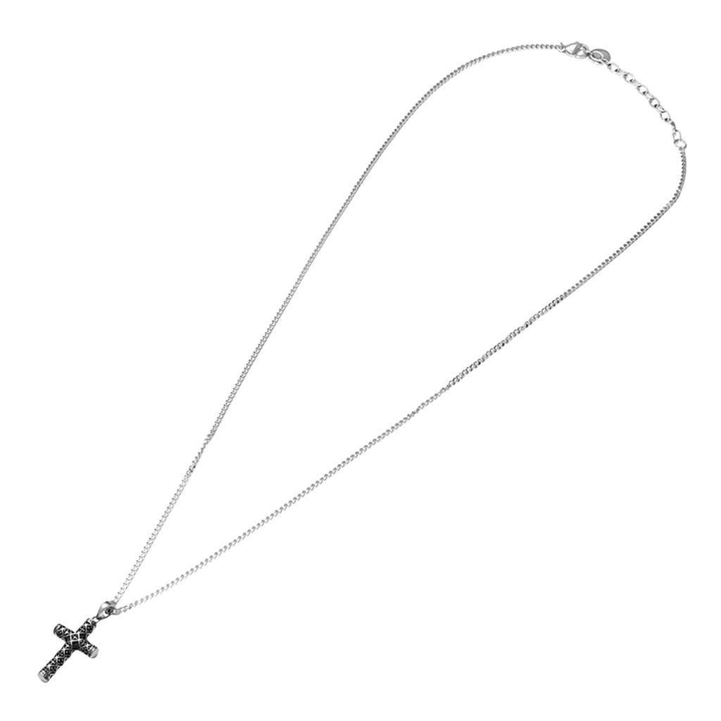 Collana Man Code Acciaio Cristallo - Collane Uomo | Stroili