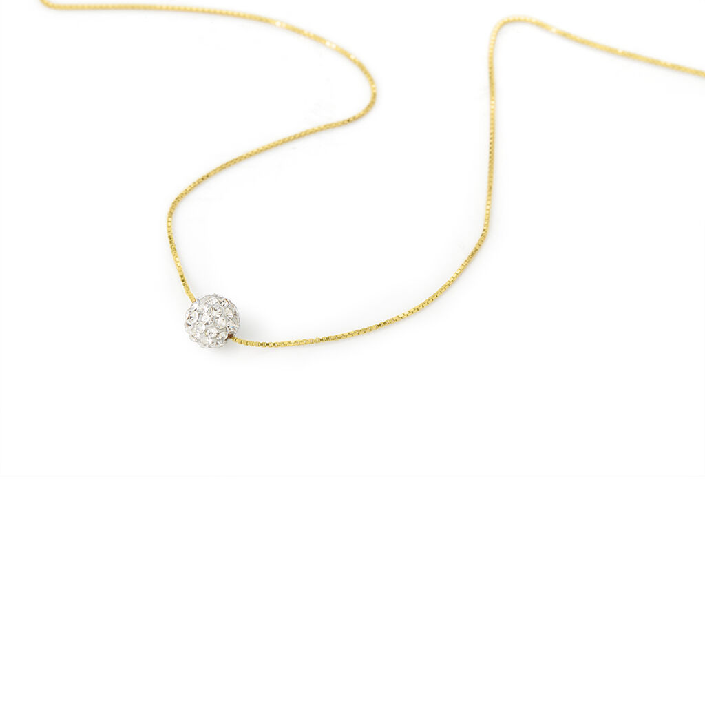 Collana Christelle Oro Giallo Cristallo - Collane Donna | Stroili