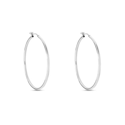 Orecchini A Cerchio Silver Collection Argento Rodiato - Orecchini a Cerchio Donna | Stroili