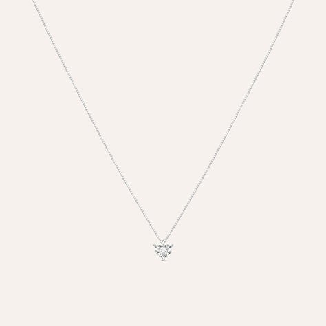 Collana Punto Luce Diamotion Oro Bianco Diamante - Collane Punto Luce Donna | Stroili