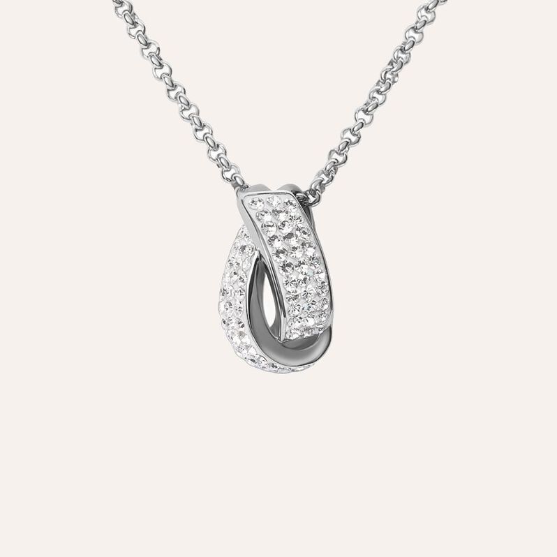 Collana Aura Acciaio Cristallo - Collane Donna | Stroili