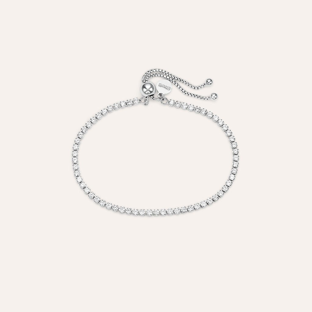Bracciale Silver Elegance Argento Rodiato Cubic Zirconia