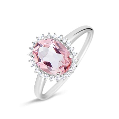 Anello Solitario Amélie Oro Bianco Topazio Cubic Zirconia - Anelli con Pietre Donna | Stroili
